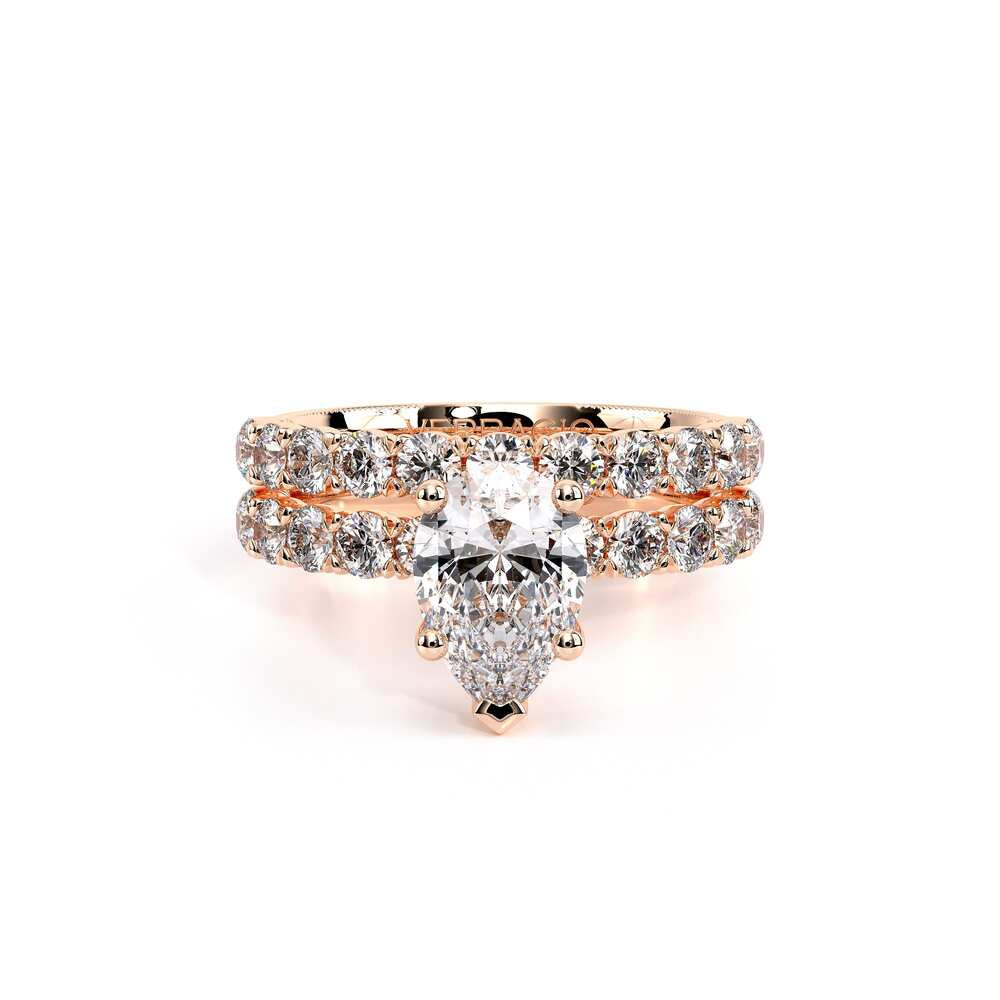 Renaissance-950PEAR27-14K Rose Gold Pear