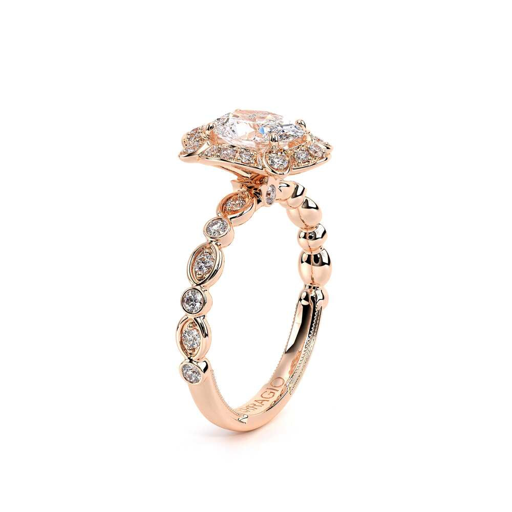 Renaissance-977ov-18k Rose Gold Oval