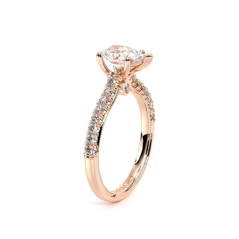 Renaissance-955PEAR17-18K Rose Gold Pear