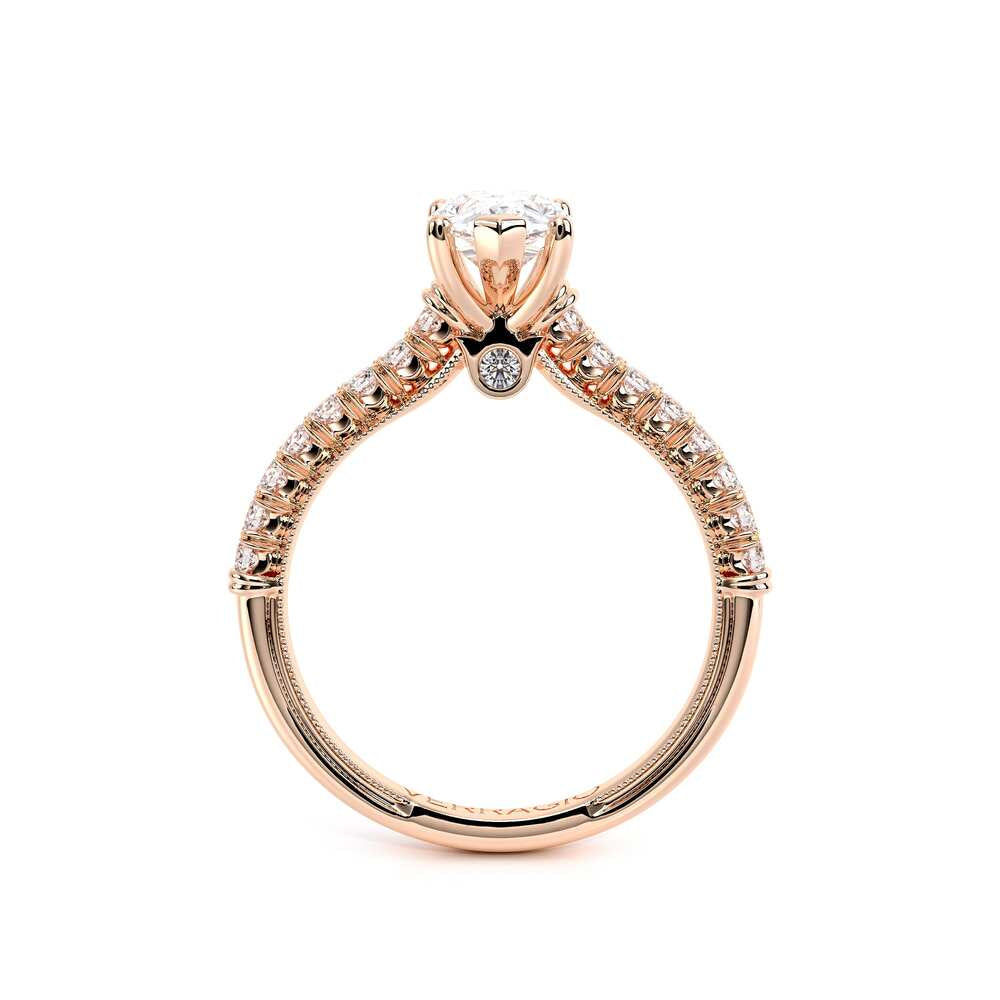 Renaissance-955PEAR17-14K Rose Gold Pear