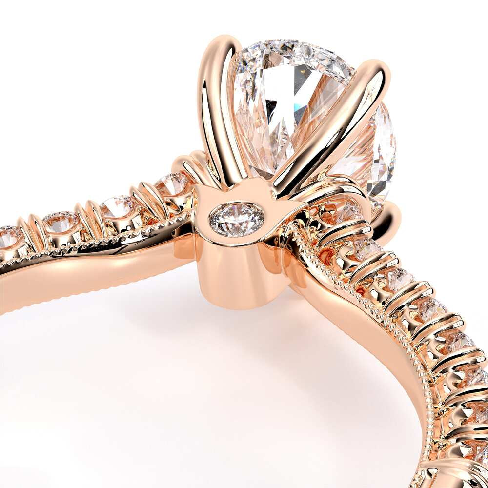 Renaissance-955PEAR17-14K Rose Gold Pear