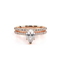 Renaissance-955PEAR17-14K Rose Gold Pear