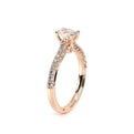 Renaissance-955OV17-14K Rose Gold Oval