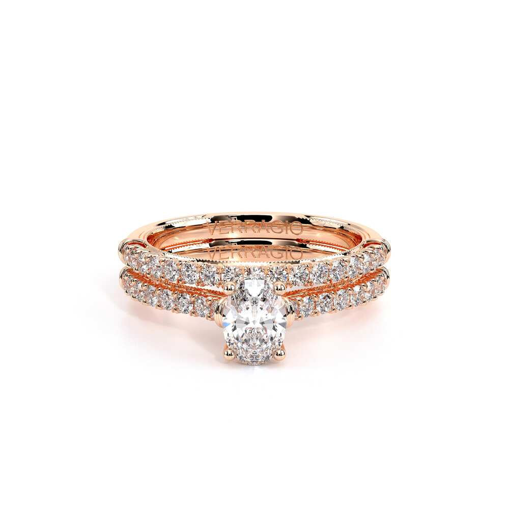 Renaissance-955OV17-18K Rose Gold Oval