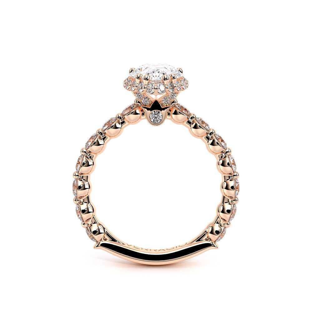 Renaissance-984PEAR25-18K Rose Gold Pear