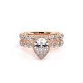 Renaissance-984PEAR25-18K Rose Gold Pear