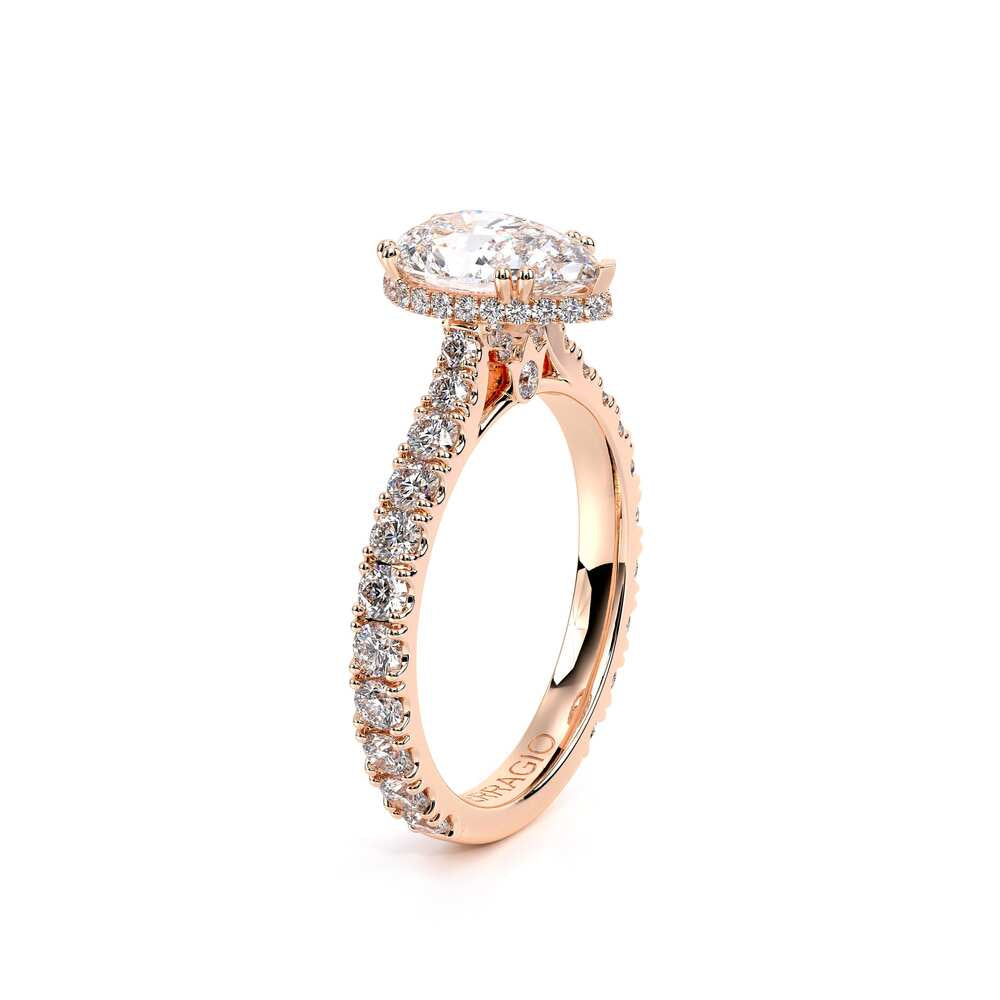 Renaissance-985PEAR22-14K Rose Gold Pear