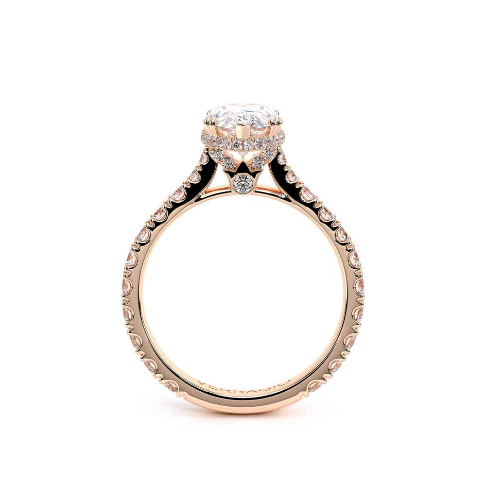 Renaissance-985PEAR22-14K Rose Gold Pear