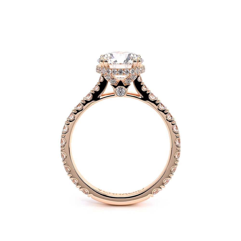Renaissance-985R22-18K Rose Gold Round