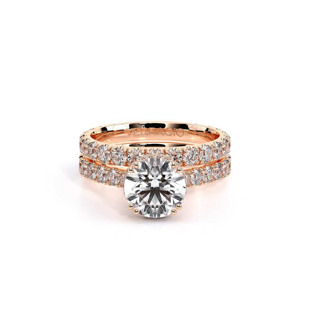 Renaissance-985R22-18K Rose Gold Round
