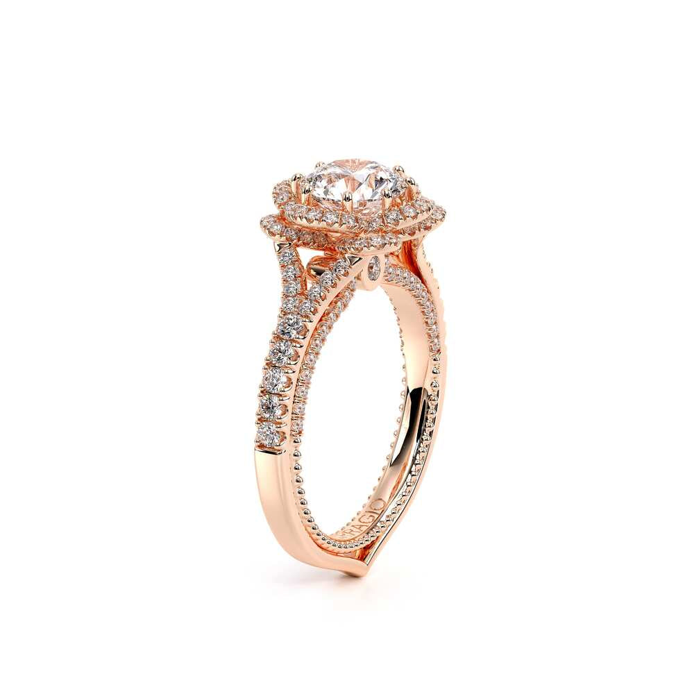 Couture-0444-14k Rose Gold Round