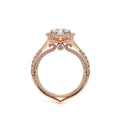 Couture-0444-14k Rose Gold Round