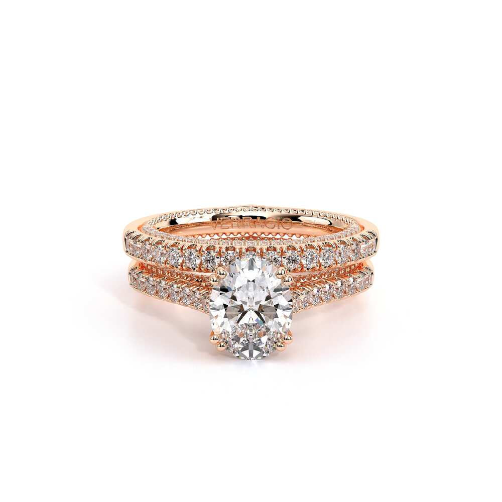 Couture-0452ov-14k Rose Gold Oval