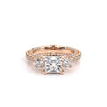 Verragio Three-Stone Princess Engagement Ring