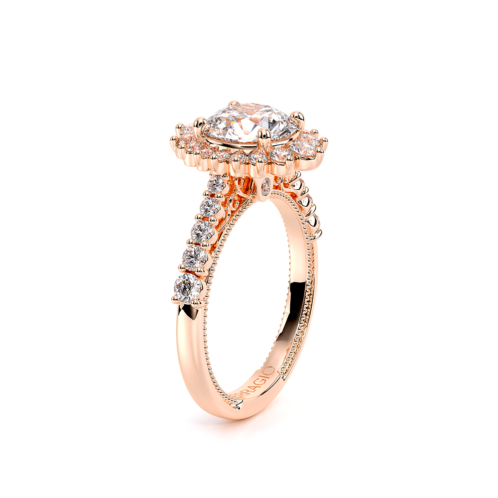 Verragio Halo Round Engagement Ring