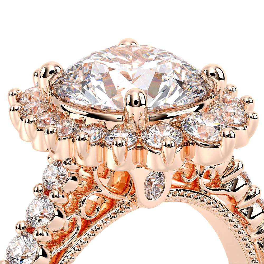 Venetian-5084r-14k Rose Gold Round