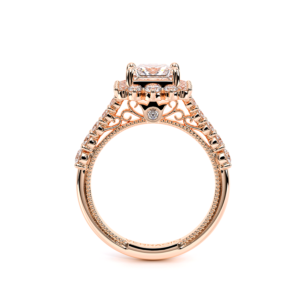 Verragio Halo Princess Engagement Ring