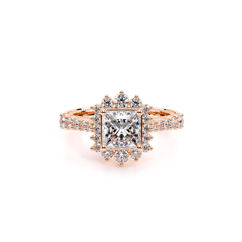 Verragio Halo Princess Engagement Ring