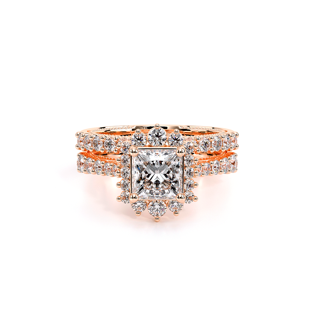 Verragio Halo Princess Engagement Ring