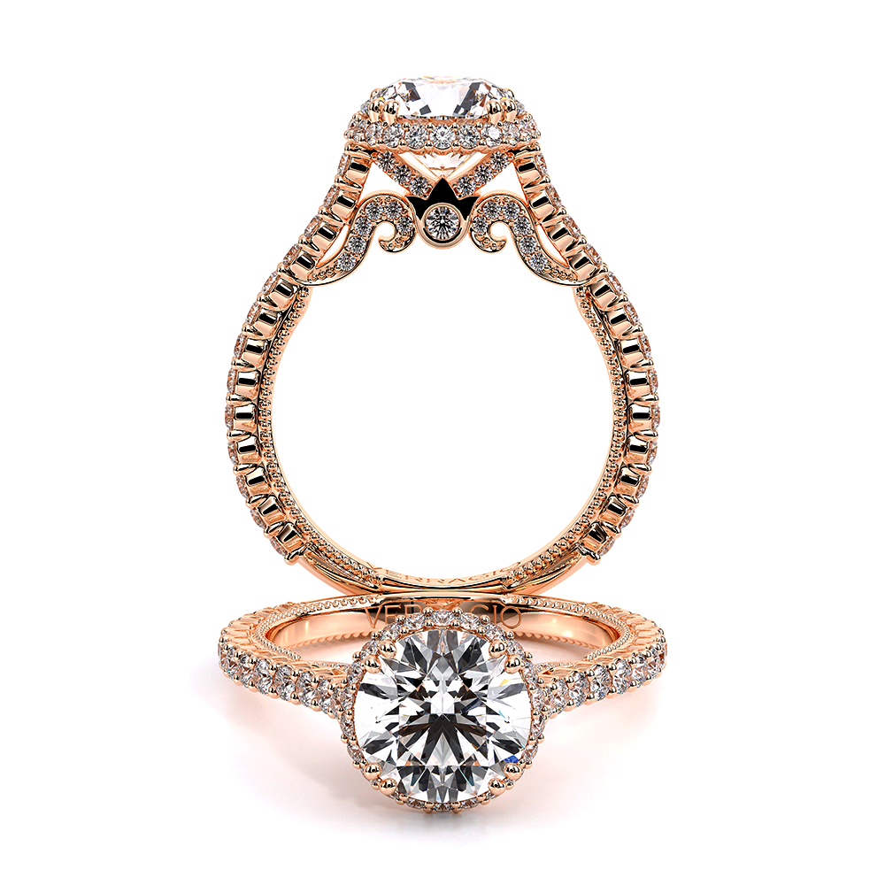 Verragio Halo Round Engagement Ring