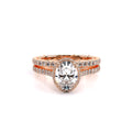 Insignia-7109ov-18k Rose Gold Oval