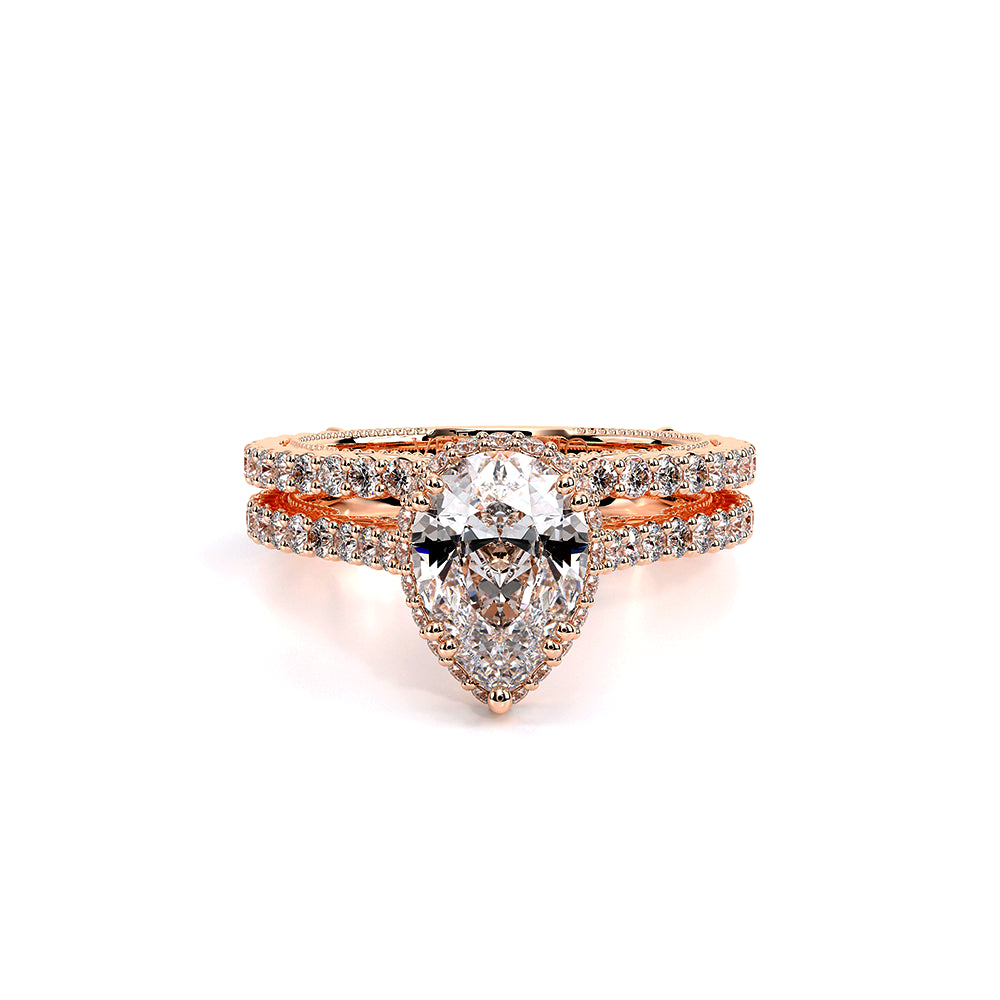 Insignia-7109pear-18k Rose Gold Pear