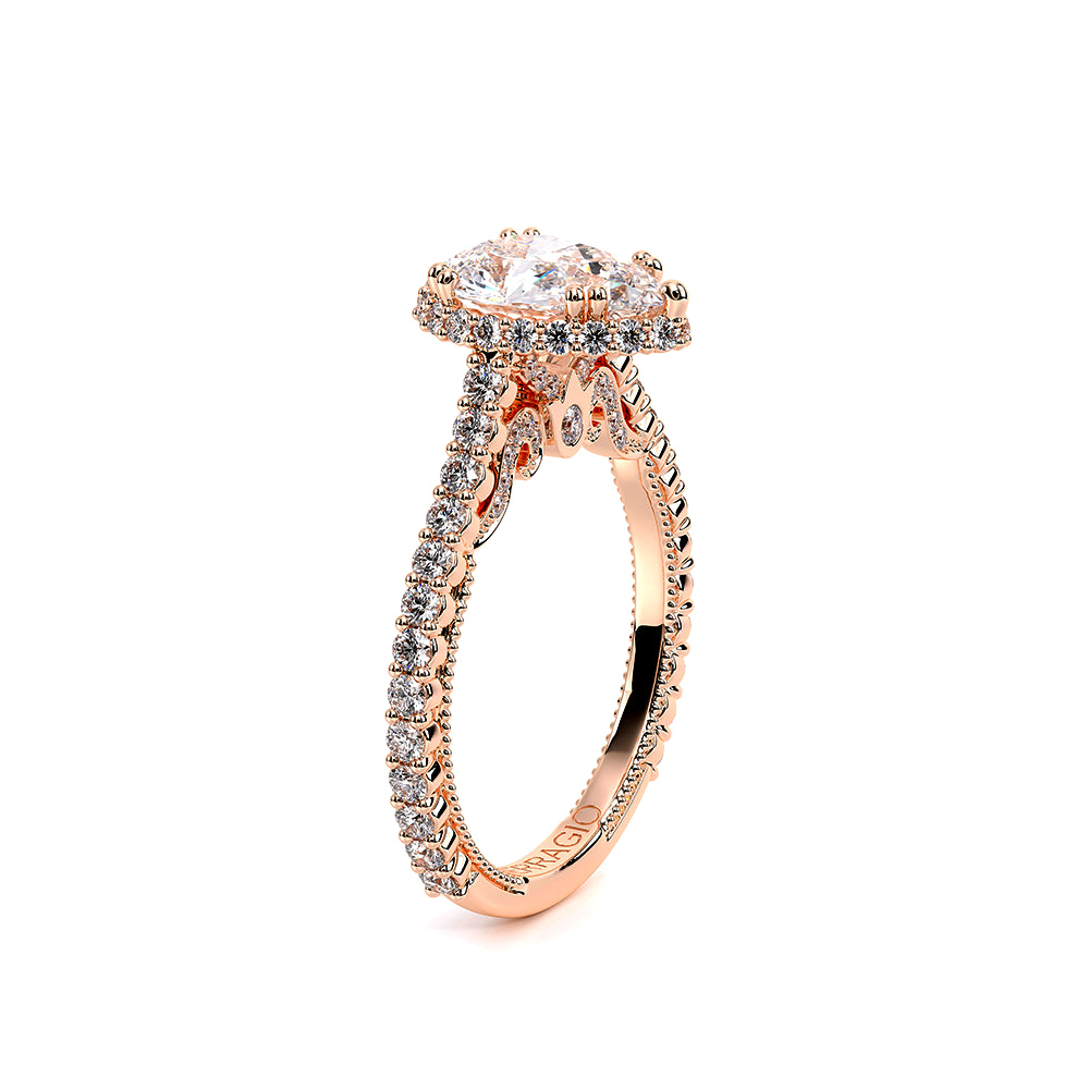 Insignia-7109pear-18k Rose Gold Pear