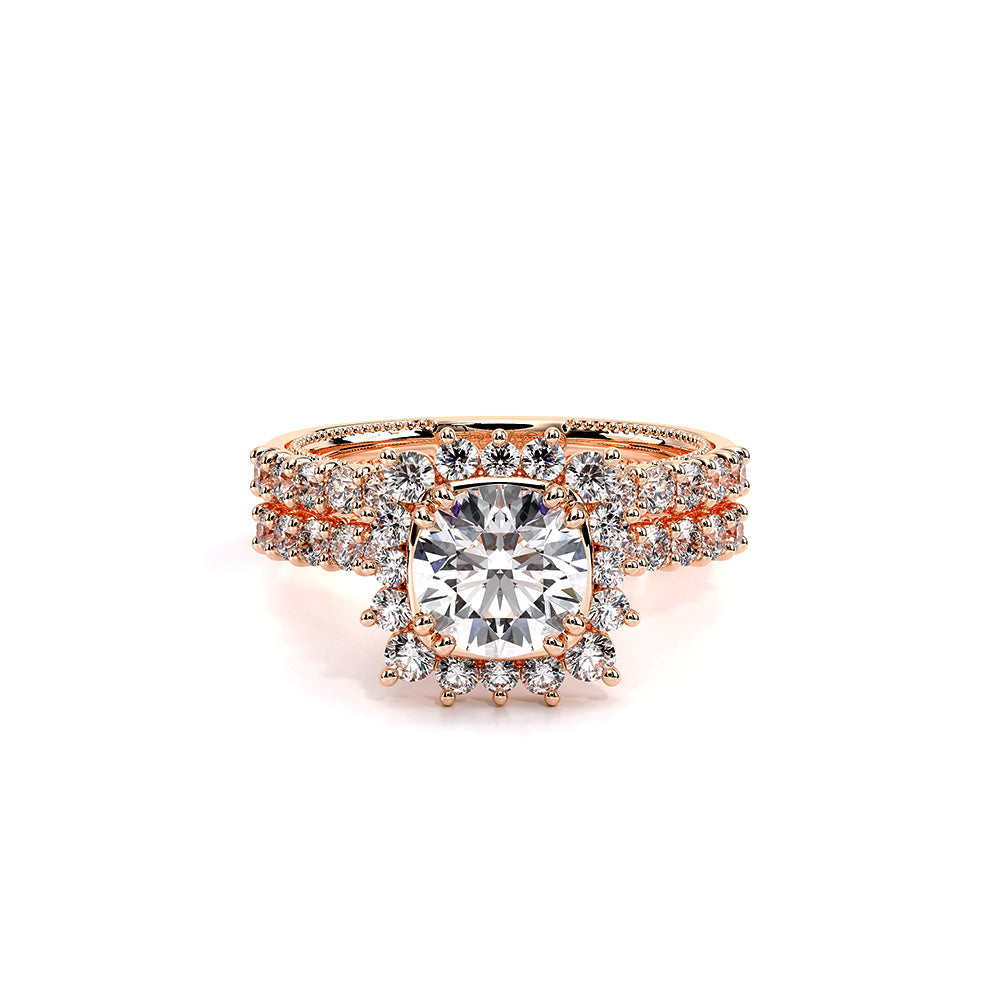 Renaissance-986CU-14K Rose Gold Cushion