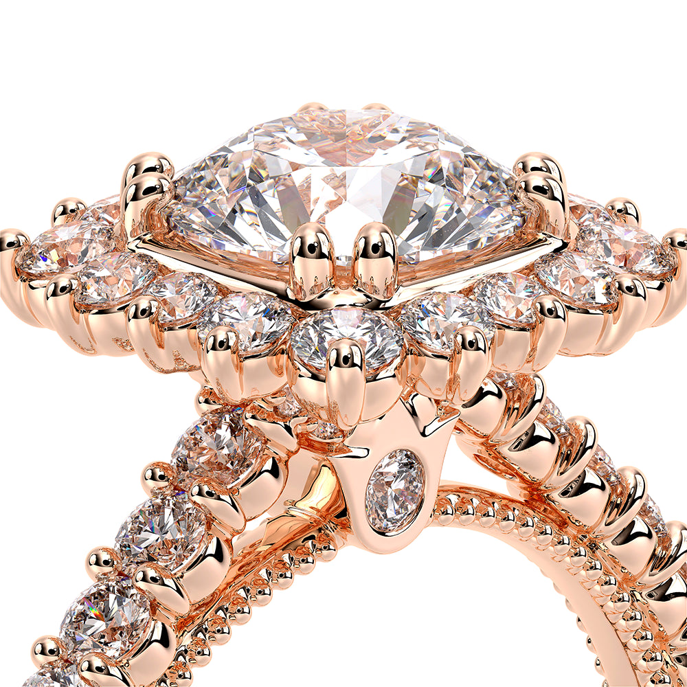 Renaissance-986CU-14K Rose Gold Cushion