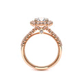 Renaissance-986CU-14K Rose Gold Cushion