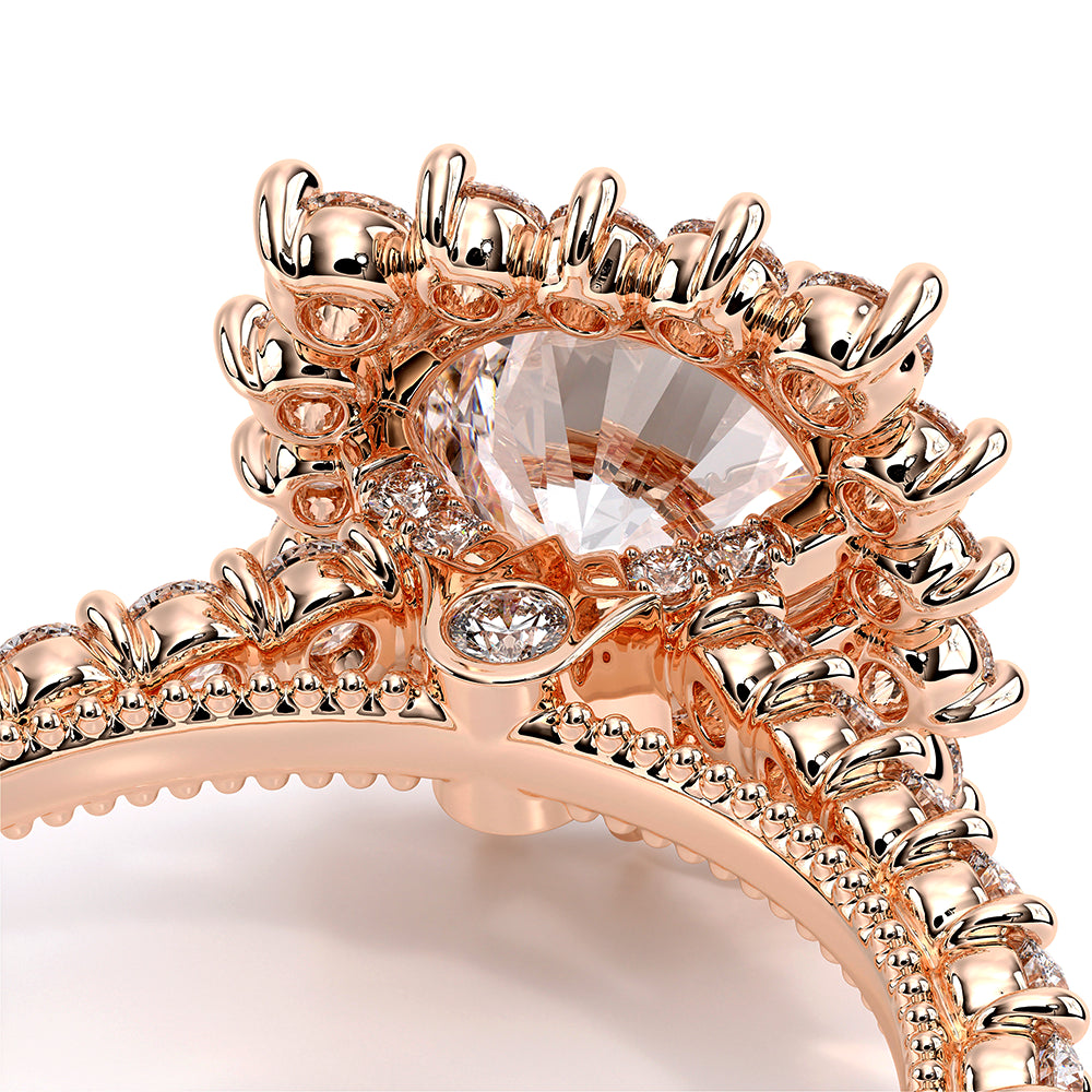Renaissance-986CU-14K Rose Gold Cushion