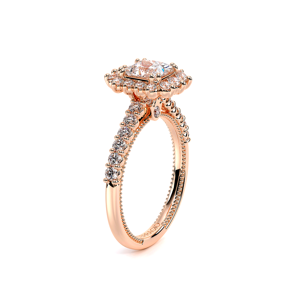 Verragio Halo Princess Engagement Ring