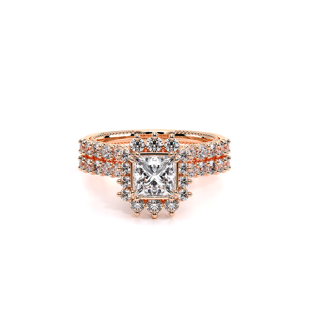 Verragio Halo Princess Engagement Ring