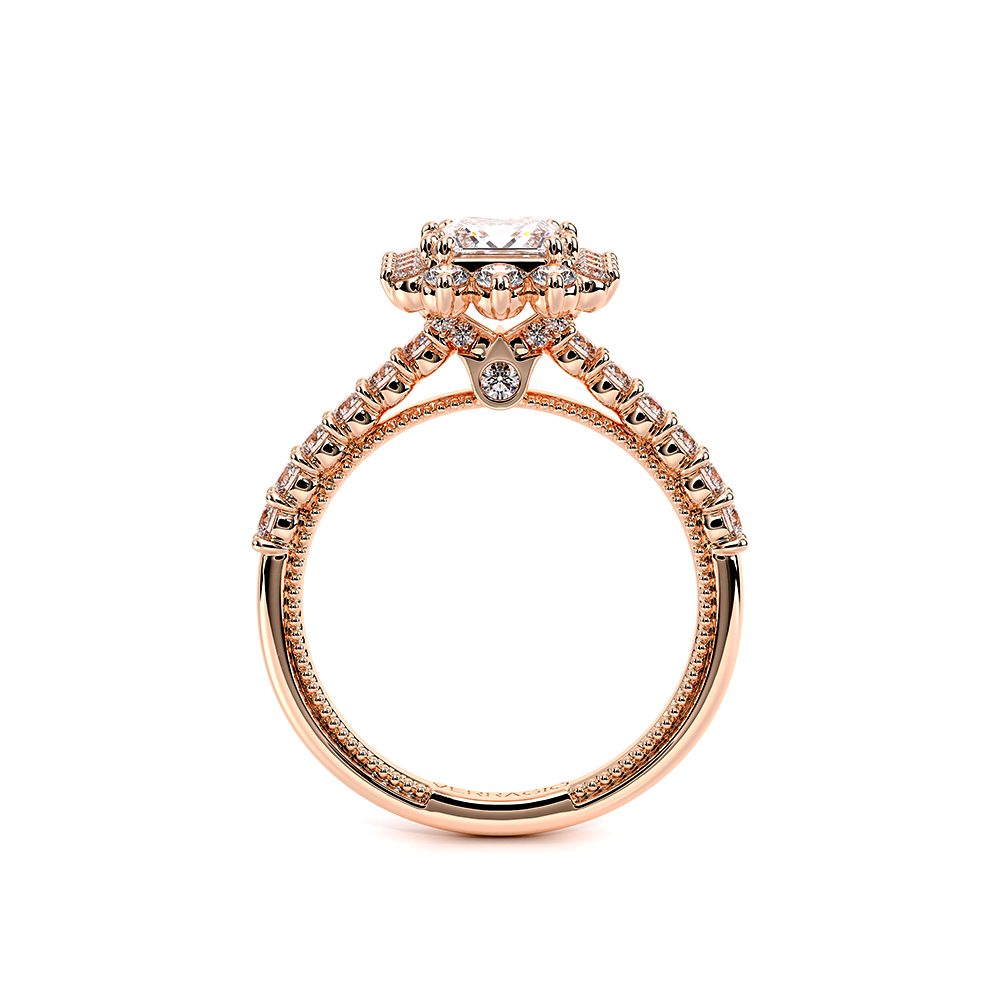 Verragio Halo Princess Engagement Ring
