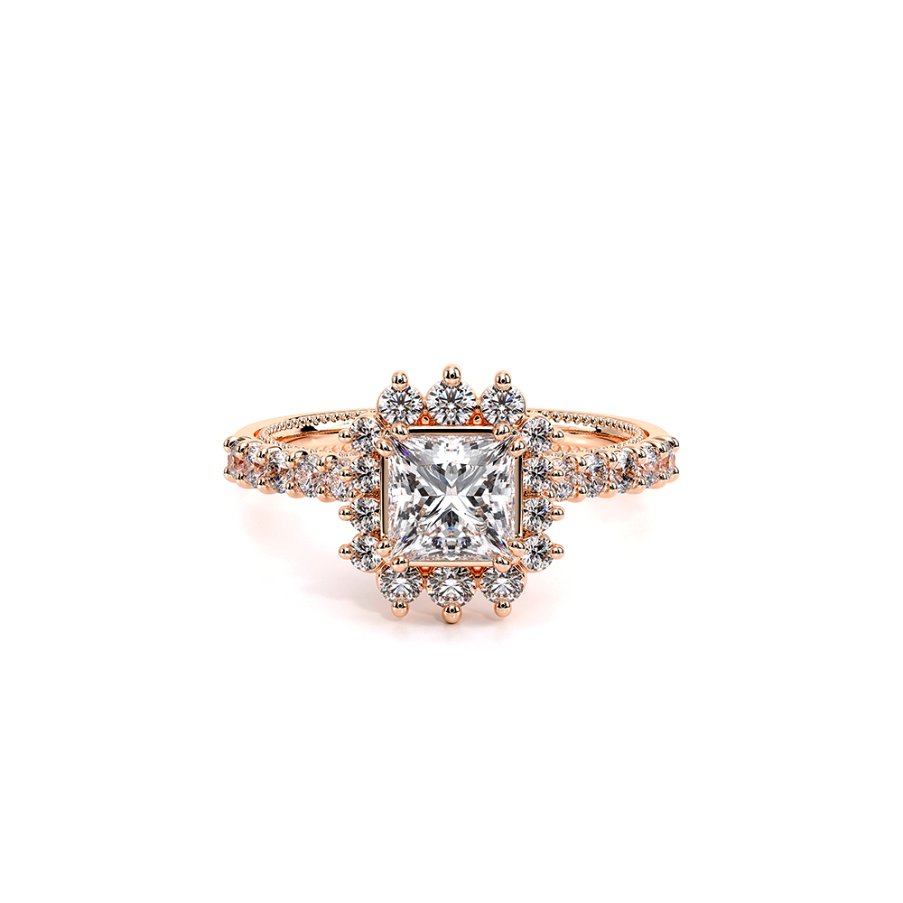 Verragio Halo Princess Engagement Ring