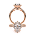 Verragio Halo Pear Engagement Ring
