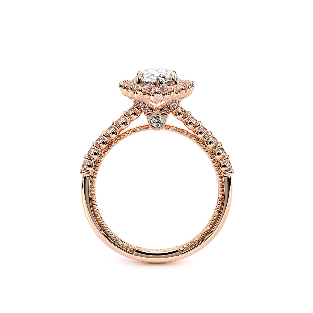 Renaissance-986PEAR-18K Rose Gold Pear