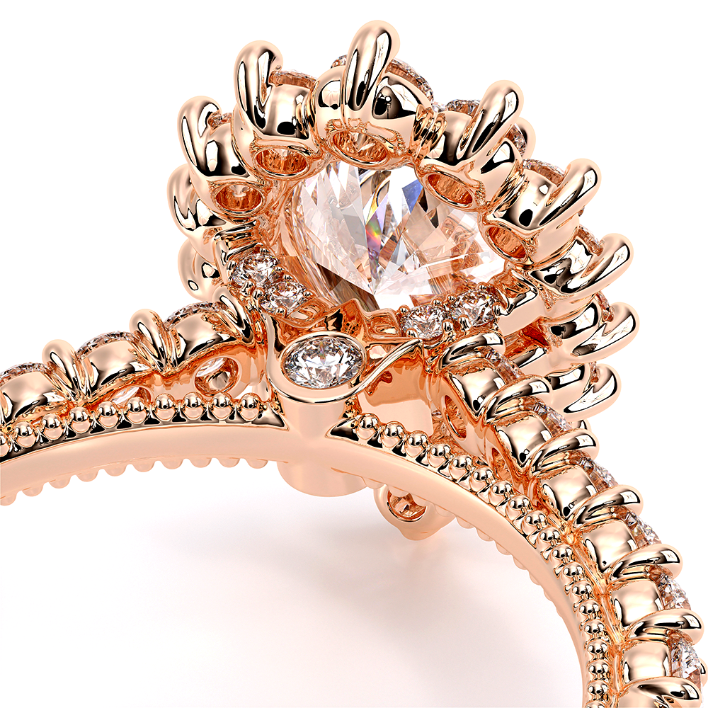 Verragio Halo Pear Engagement Ring