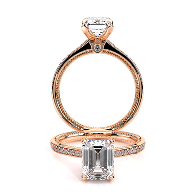 Verragio Solitaire Emerald Engagement Ring