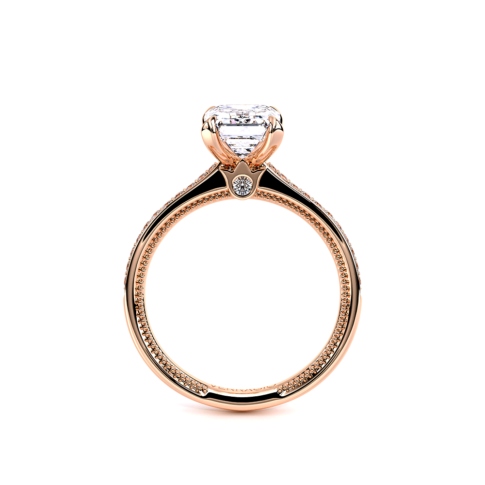 Verragio Solitaire Emerald Engagement Ring