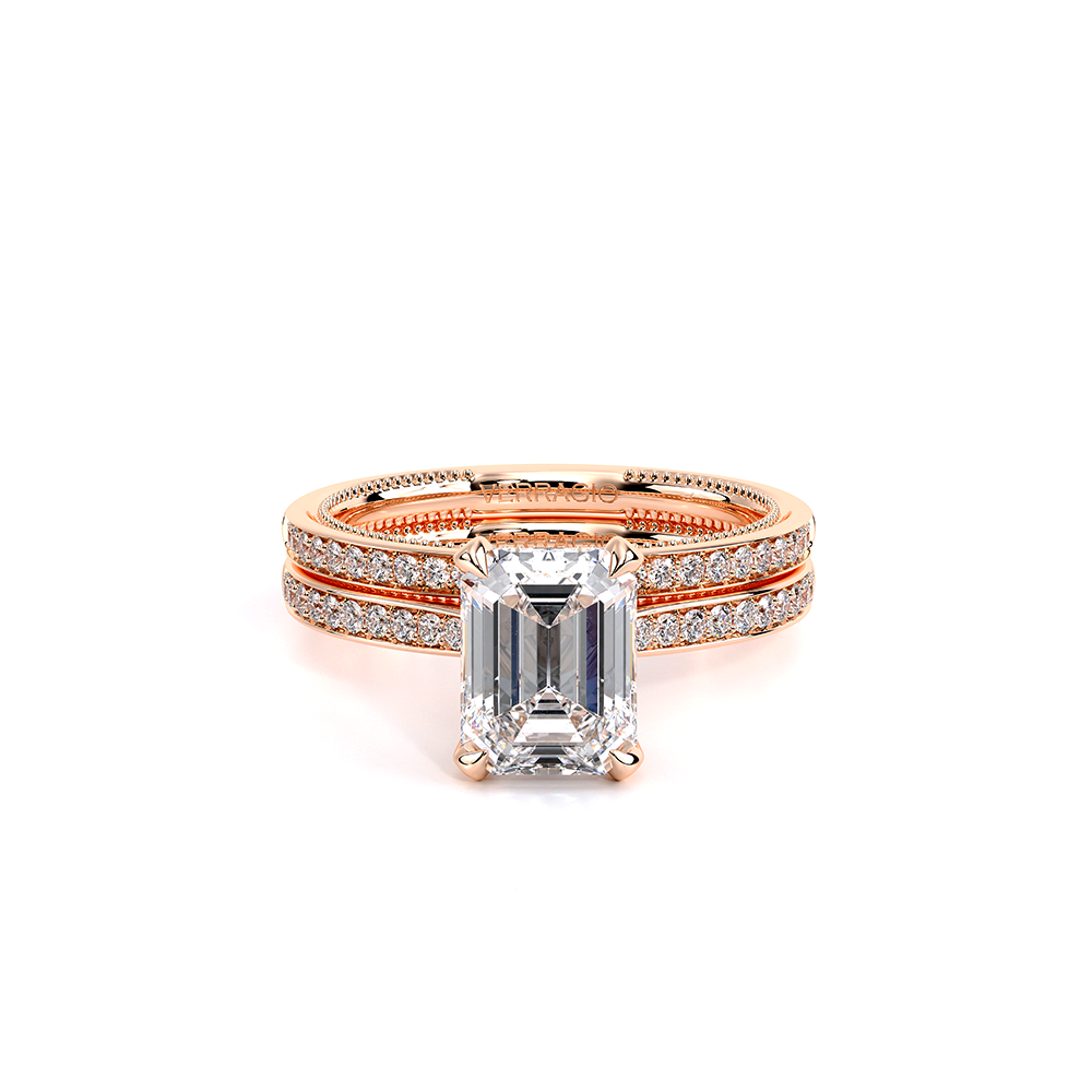 Verragio Solitaire Emerald Engagement Ring