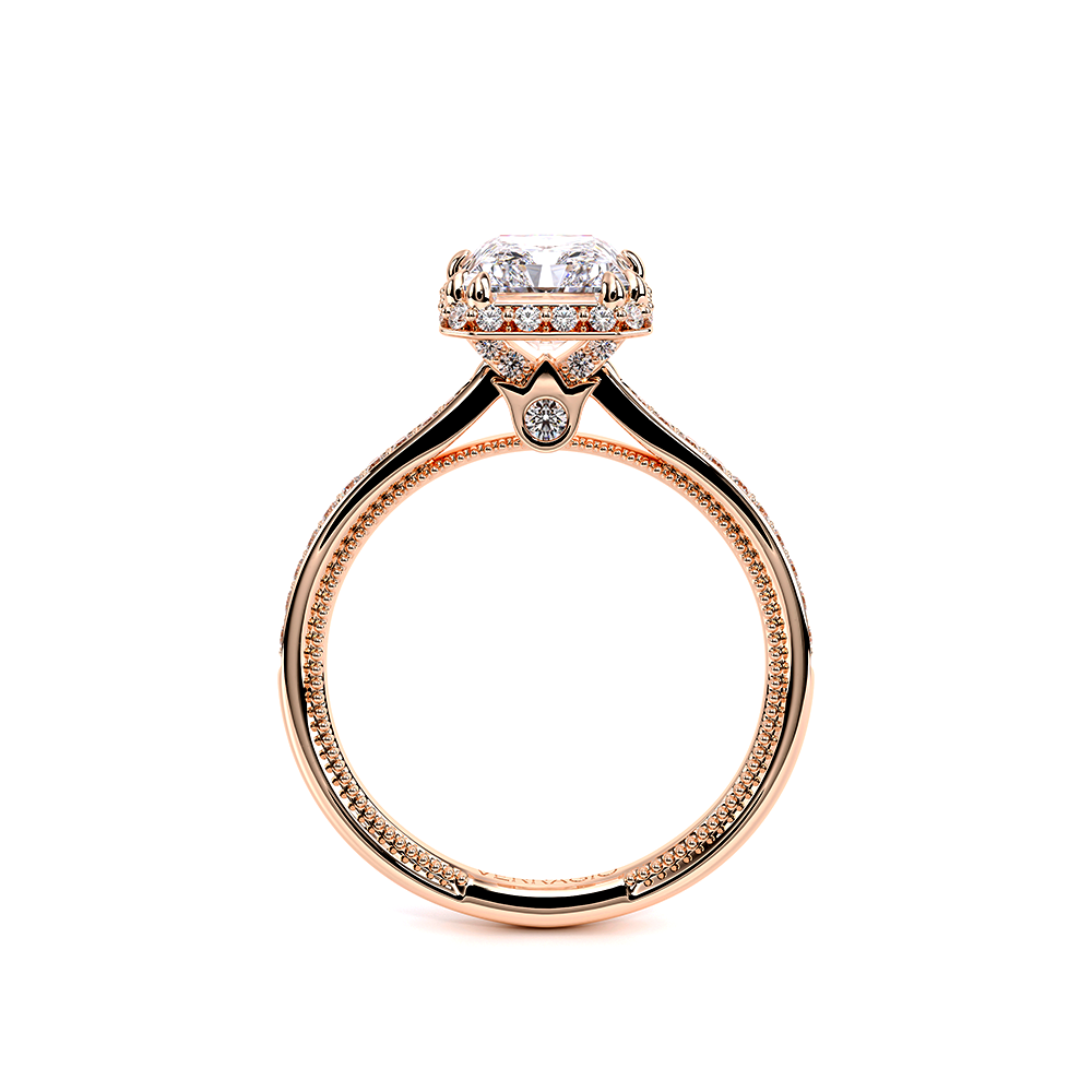 Verragio Solitaire Emerald Engagement Ring