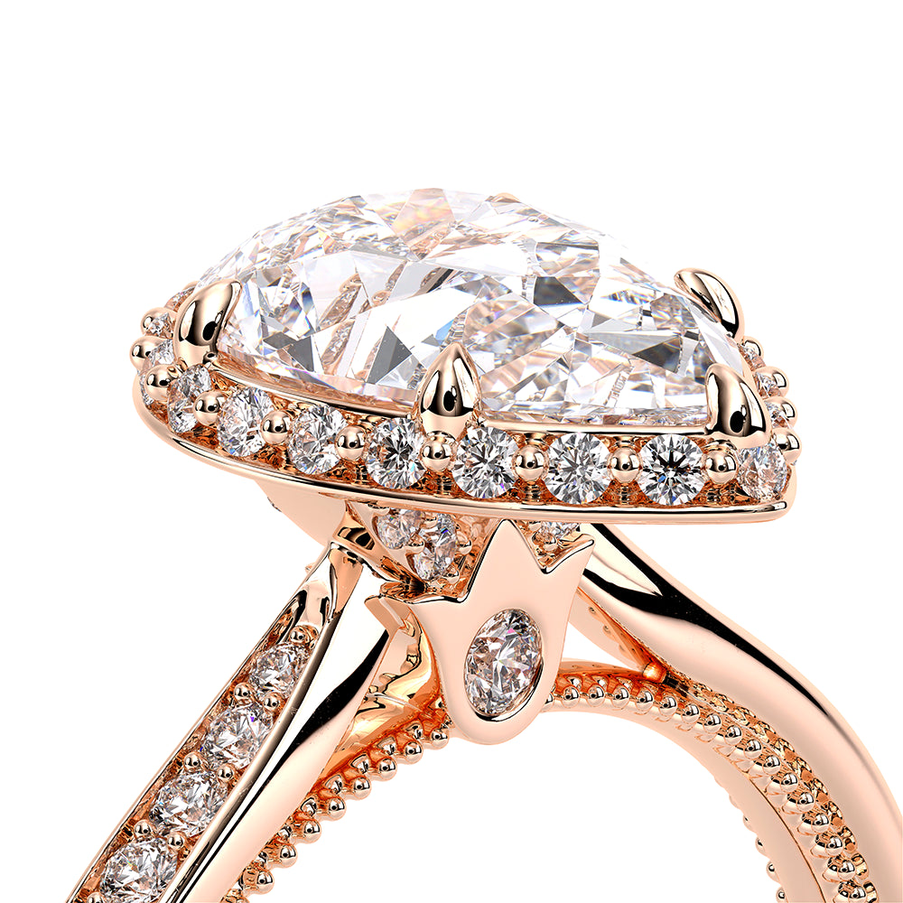 Renaissance-Sld302-Xps-18k Rose Gold Pear