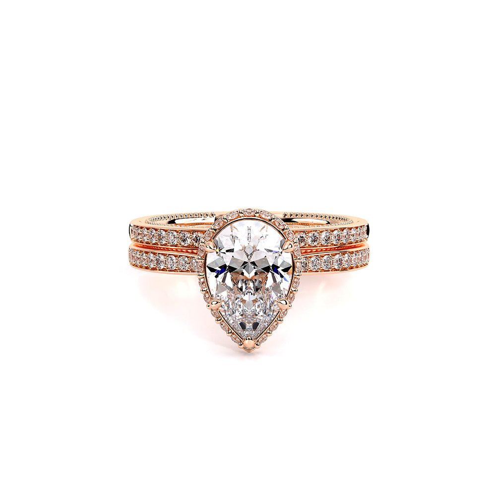 Renaissance-Sld302-Xps-18k Rose Gold Pear