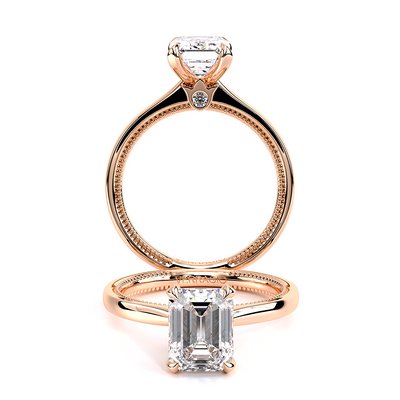 Verragio Solitaire Emerald Engagement Ring