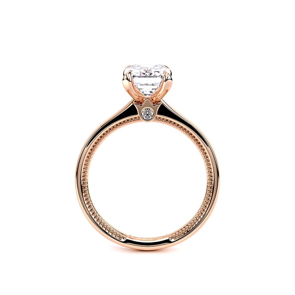 Verragio Solitaire Emerald Engagement Ring