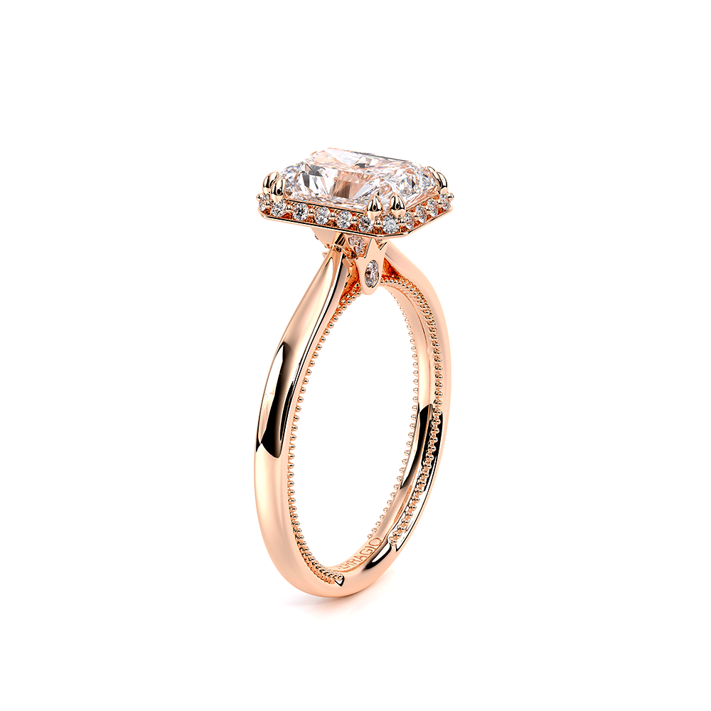 Verragio Solitaire Emerald Engagement Ring