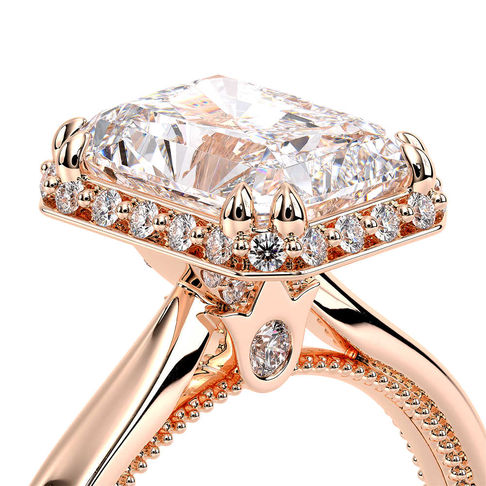Verragio Solitaire Emerald Engagement Ring