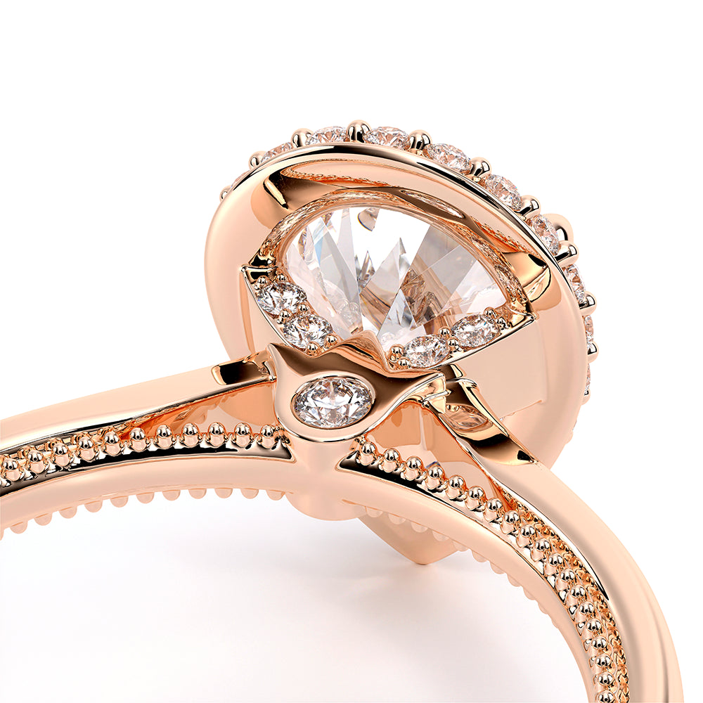 Renaissance-Sol302-Xps-18k Rose Gold Pear