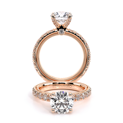 Verragio Pave Round Engagement Ring